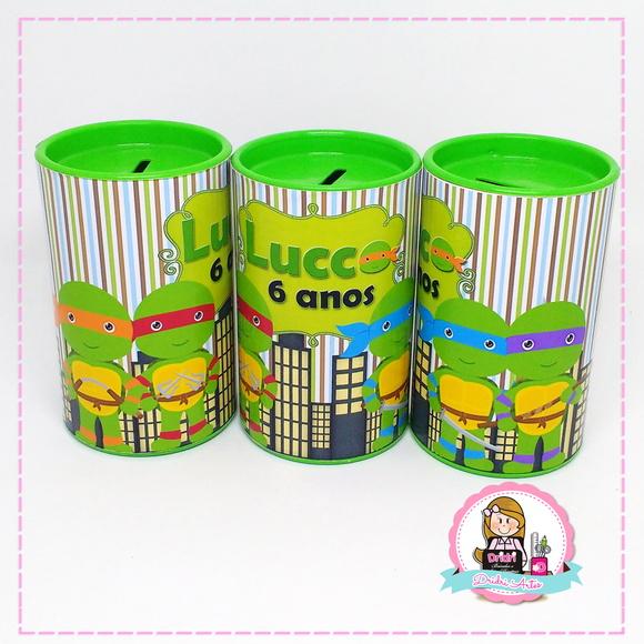 Cofre Personalizado Tartarugas Ninjas