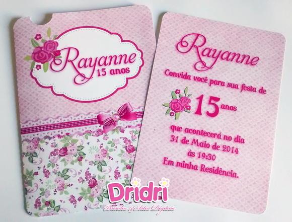 Convite 15 anos