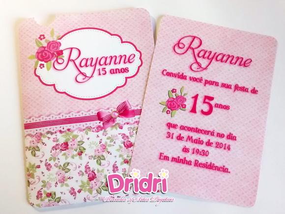 Convite 15 anos