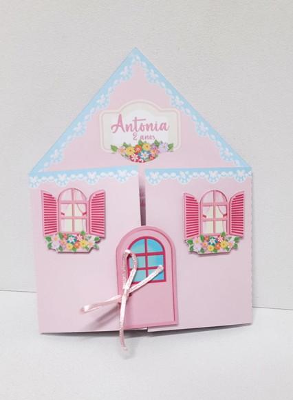 Convite Casinha De Boneca