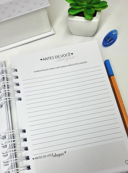 Diário da Adoção com Caixa Personalizada