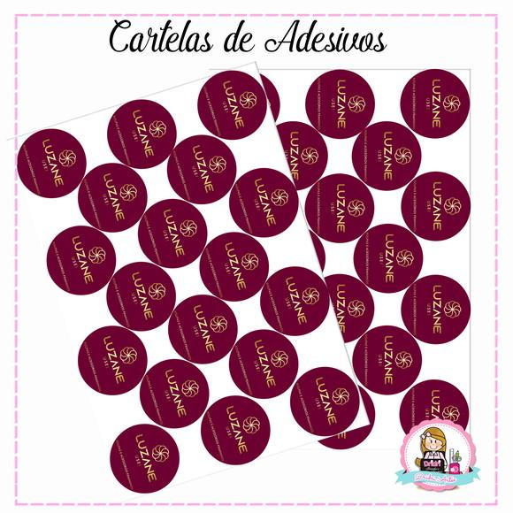 Folhas Adesivas Com Logomarca