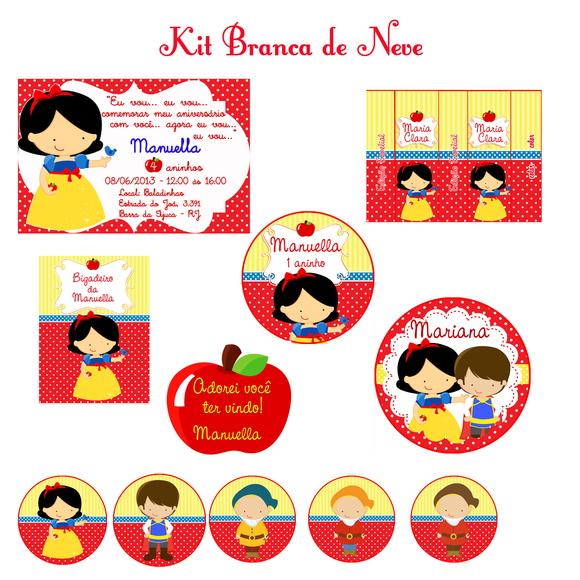 Kit Branca de Neve
