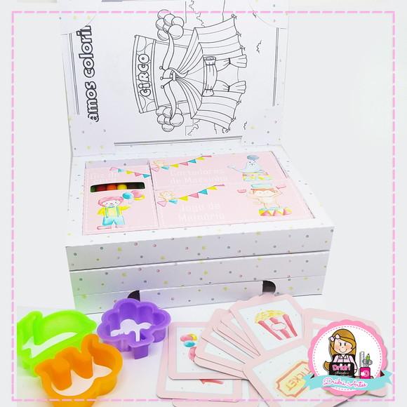 Kit Diversão Circo Rosa Vintage