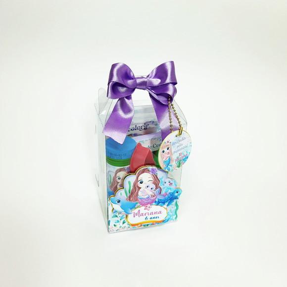 Kit Diversão na Caixa de Acetato Sereia
