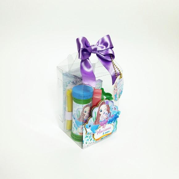 Kit Diversão na Caixa de Acetato Sereia