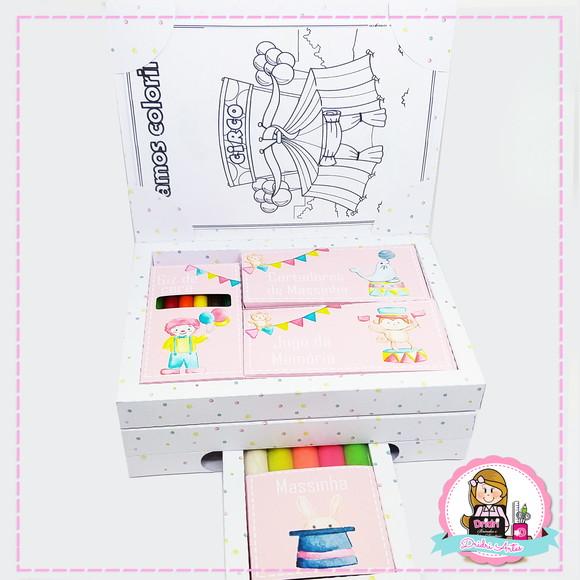 Kit Diversão Circo Rosa Vintage