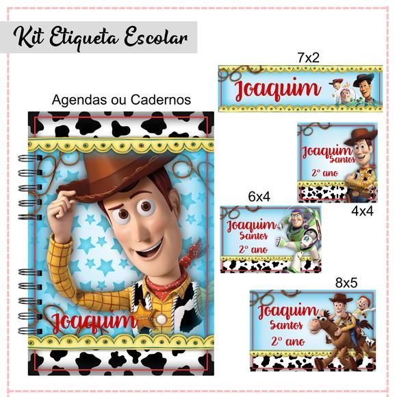 Kit Escolar com Agenda Toy Story