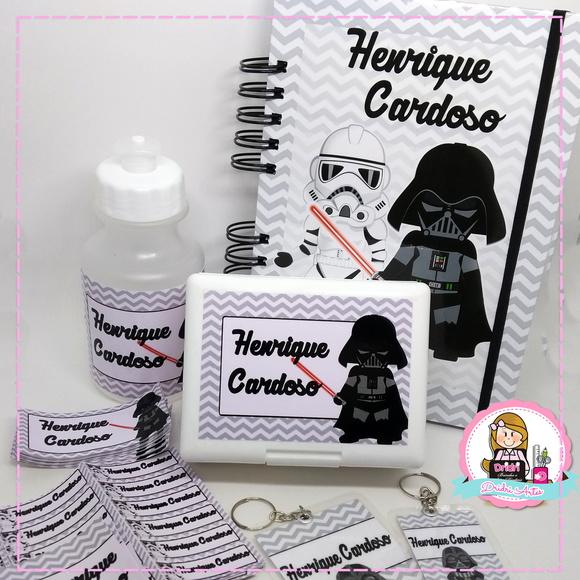 Kit Escolar Personalizado Star Wars