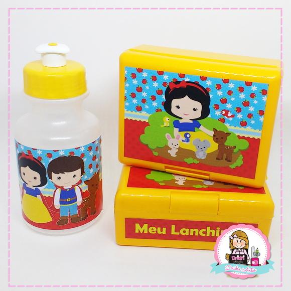 Kit Lanche Branca de Neve
