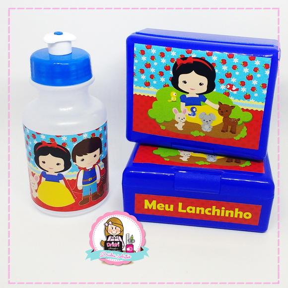 Kit Lanche Branca de Neve