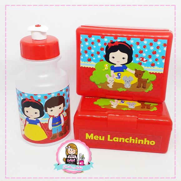 Kit Lanche Branca de Neve