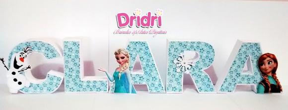 Letras 3d Frozen
