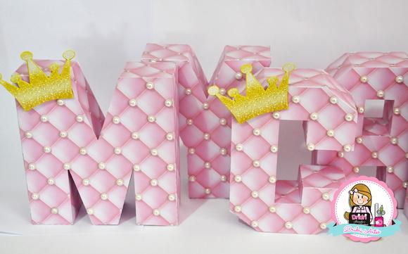 LETRAS 3D PRINCESA