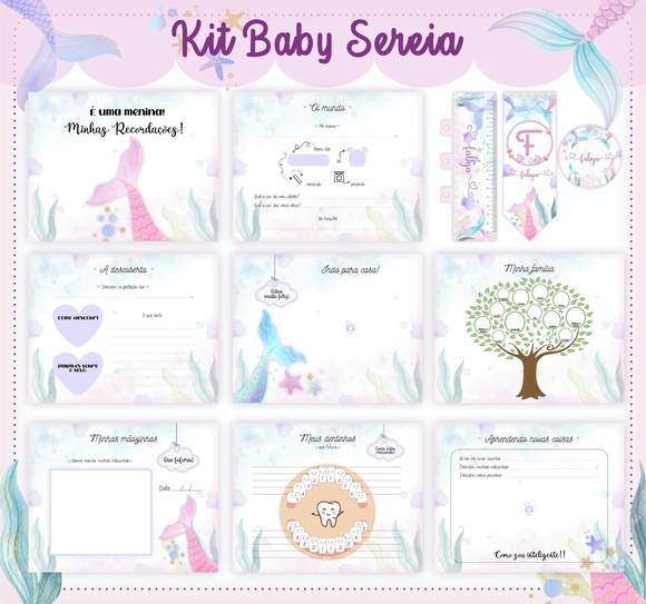 Livro do Bebê Sereia Baby