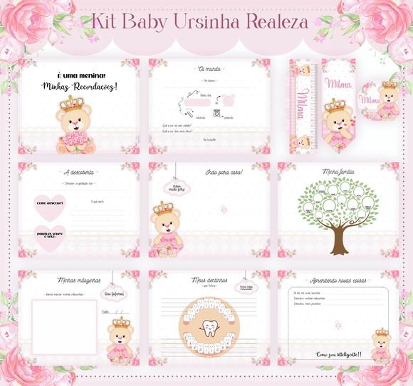 Livro do Bebê Ursinha Realeza