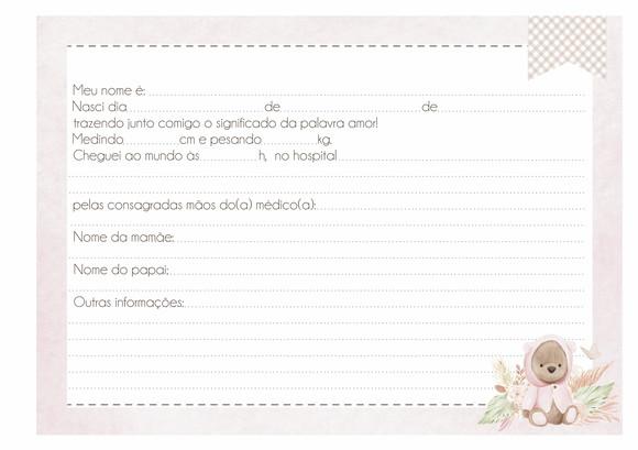 Livro do Bebê Ursinha