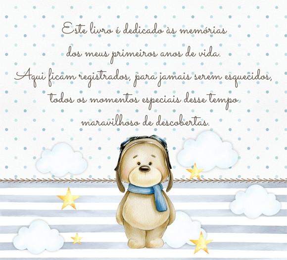 Livro do Bebê Ursinho Aviador