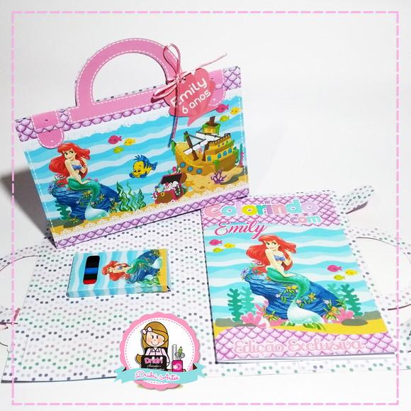 Maletinha Colorir Ariel