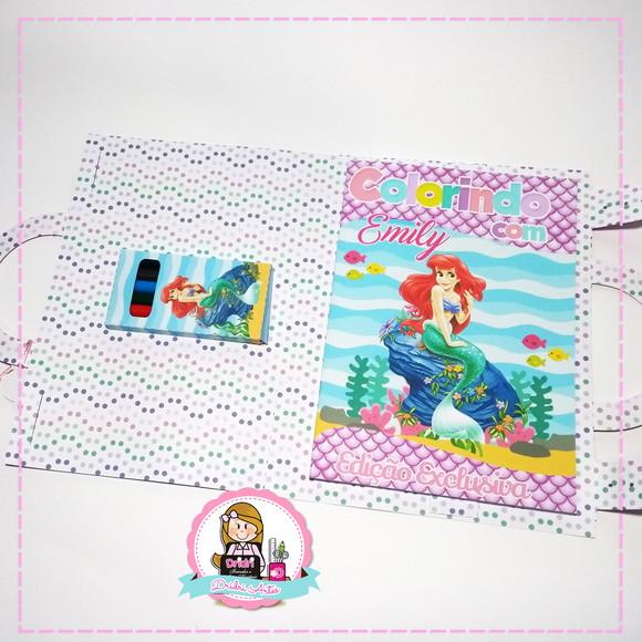 Maletinha Colorir Ariel