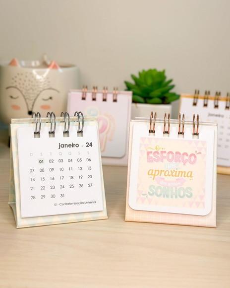 Mini Calendário de Mesa - Brinde Corporativo