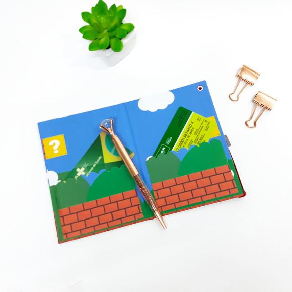 Porta Documentos Super Mario