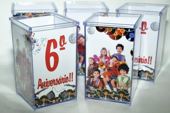 Porta Lápis Acrílico Personalizado