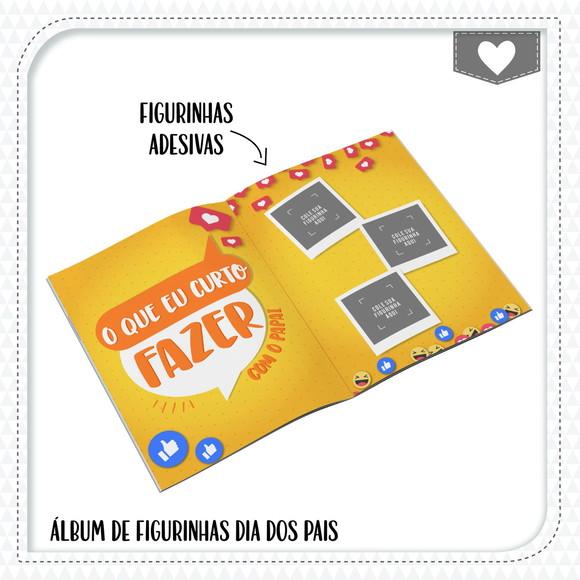 PRESENTE DIA DOS PAIS / Álbum de Figurinhas Dia dos Pais