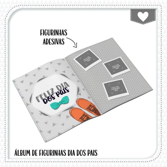 PRESENTE DIA DOS PAIS / Álbum de Figurinhas Dia dos Pais