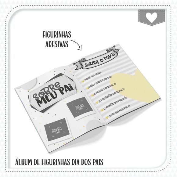PRESENTE DIA DOS PAIS / Álbum de Figurinhas Dia dos Pais