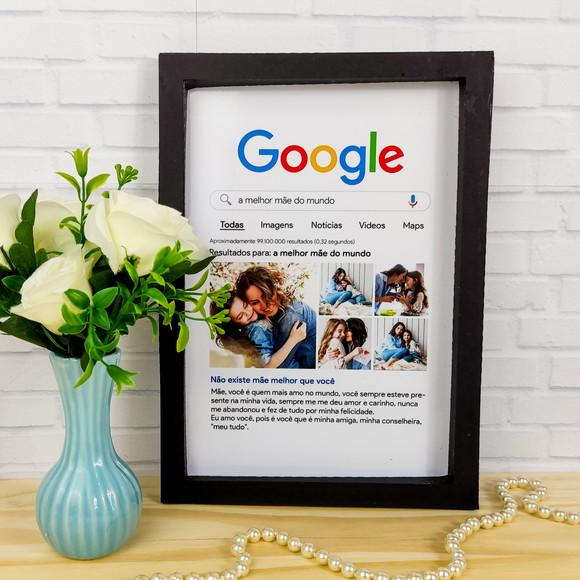 Quadro Dia das Mães Google