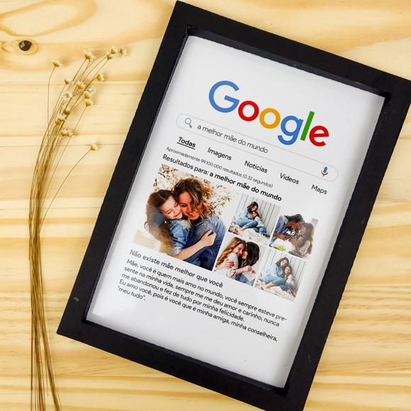 Quadro Dia das Mães Google