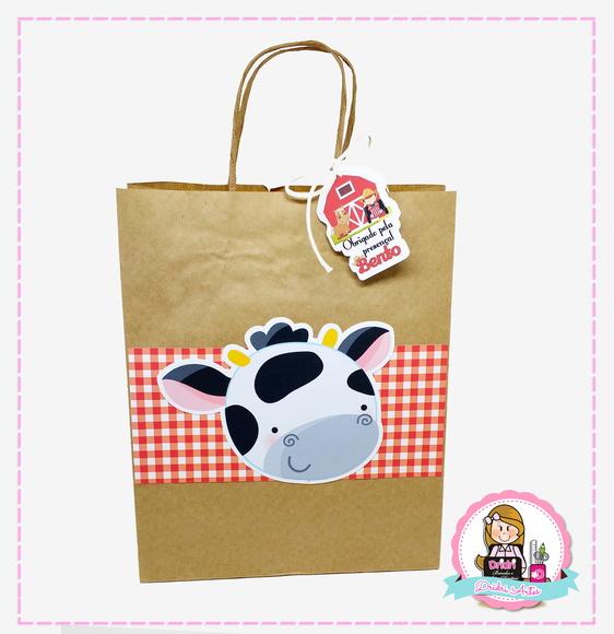 Sacola Personalizada Fazendinha