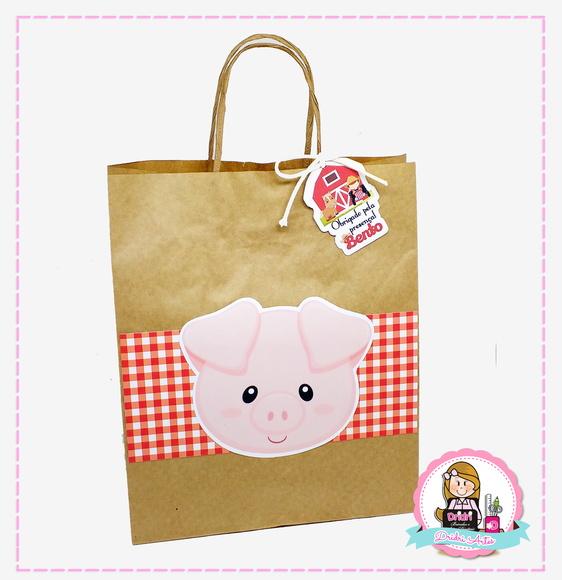 Sacola Personalizada Fazendinha