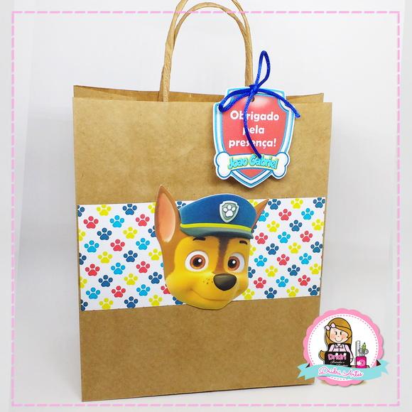 Sacola Personalizada Patrulha Canina