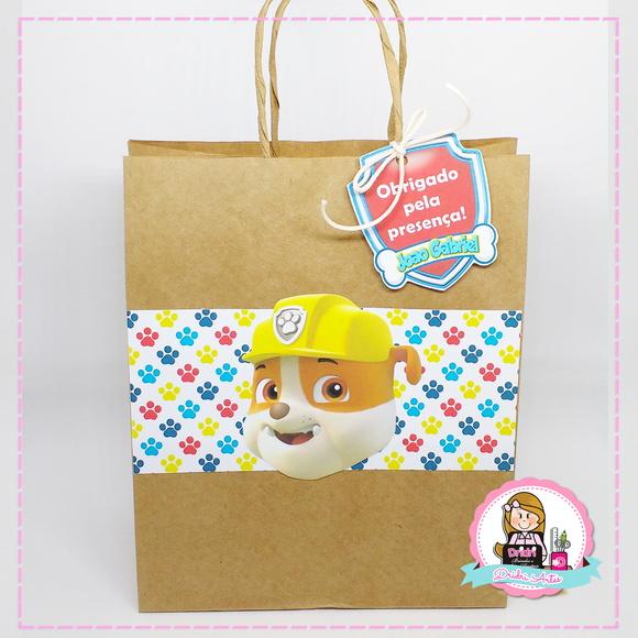 Sacola Personalizada Patrulha Canina