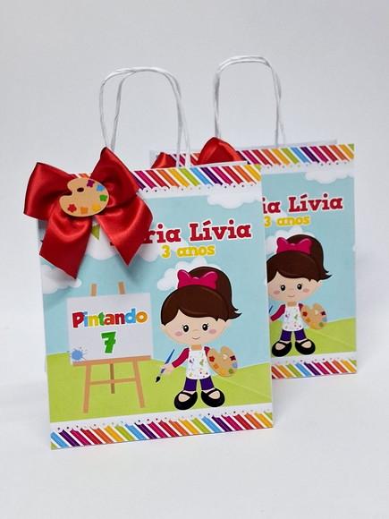 Sacolinha Personalizada Pintando o 7