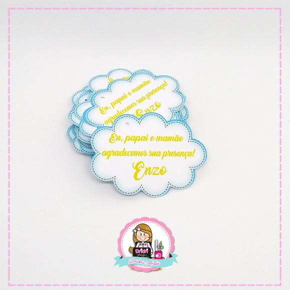 Tag de Agradecimento Balão