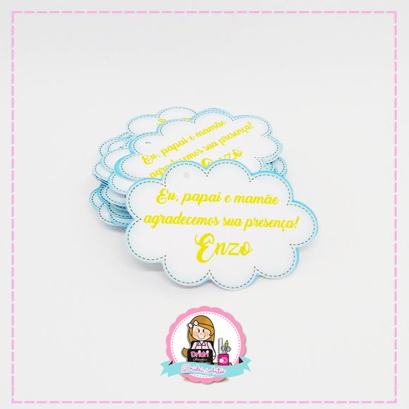 Tag de Agradecimento Balão