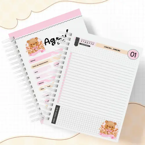 Agenda Escolar 2025 Ursinha