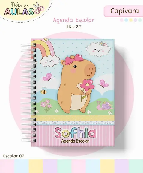Agenda Escolar Capivara 2026