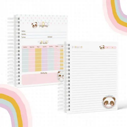 Agenda Escolar Panda 2025