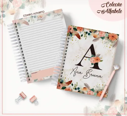 Agenda Floral Coral 2023