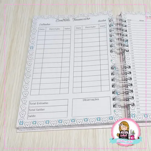 Agenda para Consultório Dentário