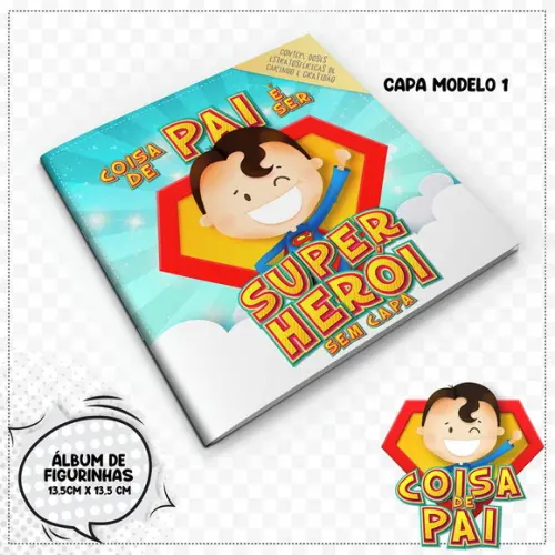Álbum de Figurinhas dia Dos Pais