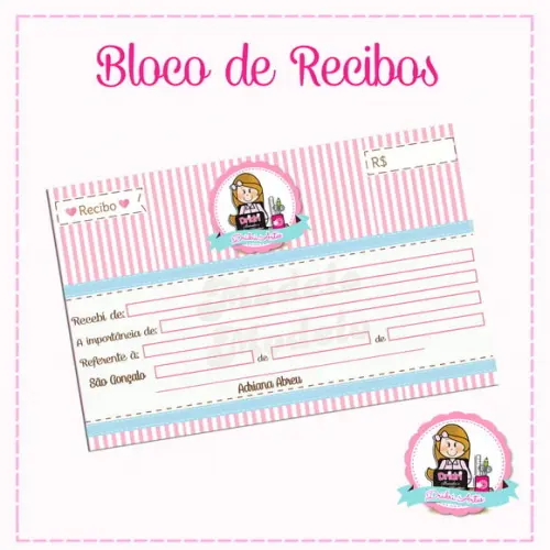Bloco de Recibos Personalizado