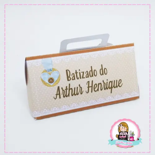 Bolsinha Triângulo Batizado