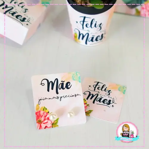 Brinco de Pérola Dia das Mães