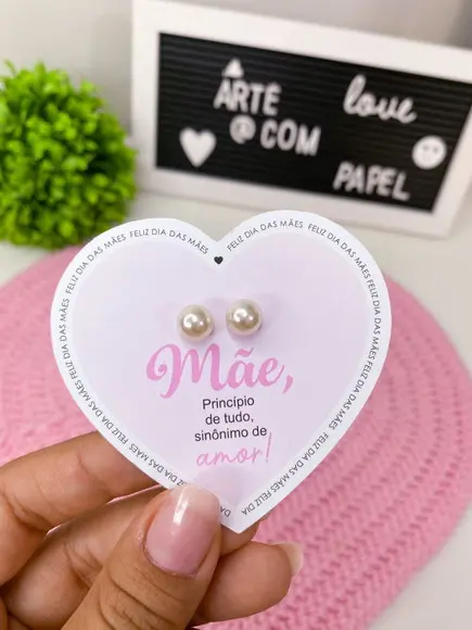 Brinco Personalizado Dia das Mães