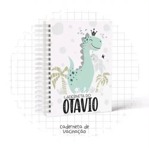 Caderneta de Vacinação Dinossauro